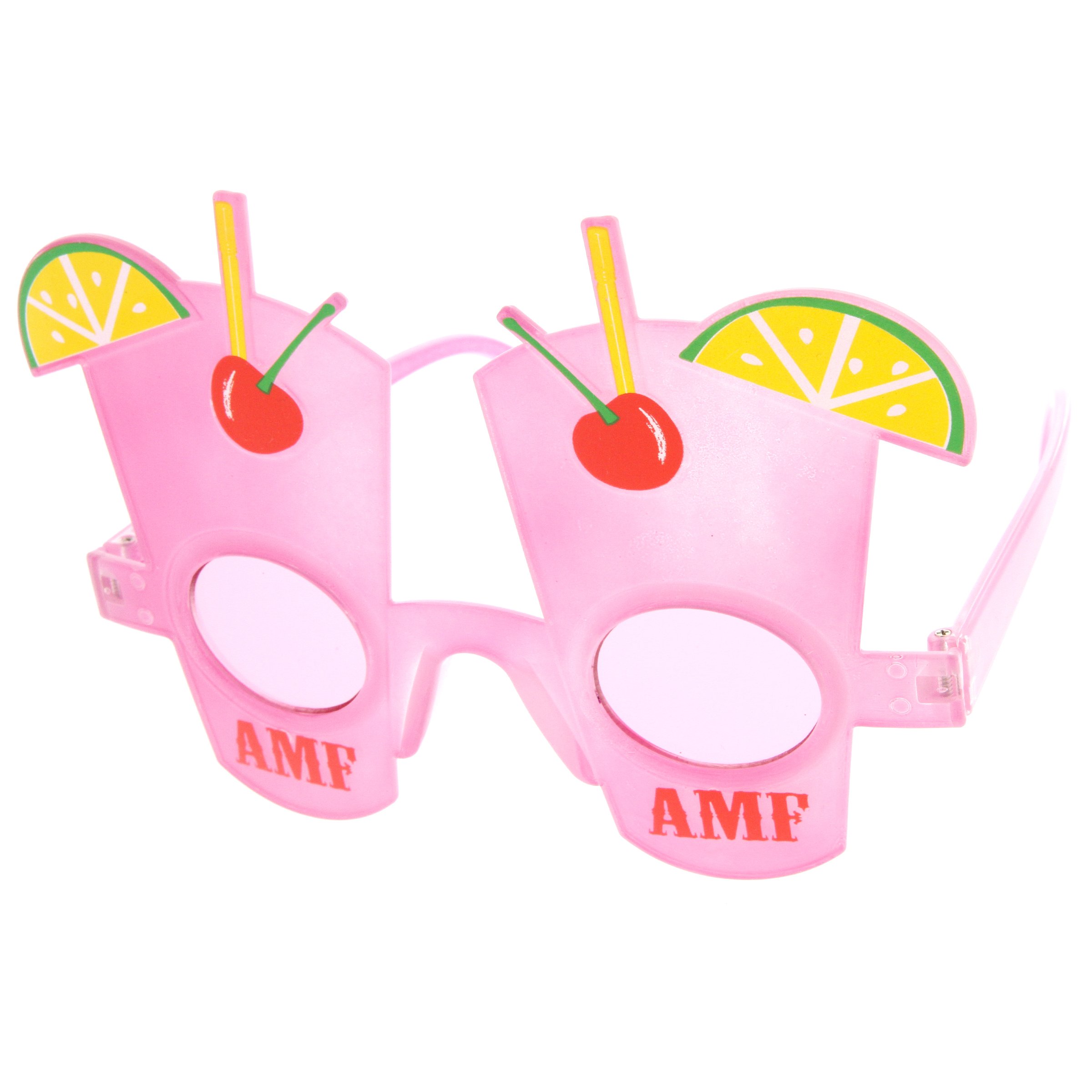 1 Pair Purple Tourist Rubber Sunglasses Party Favors 80s Costume Accessory