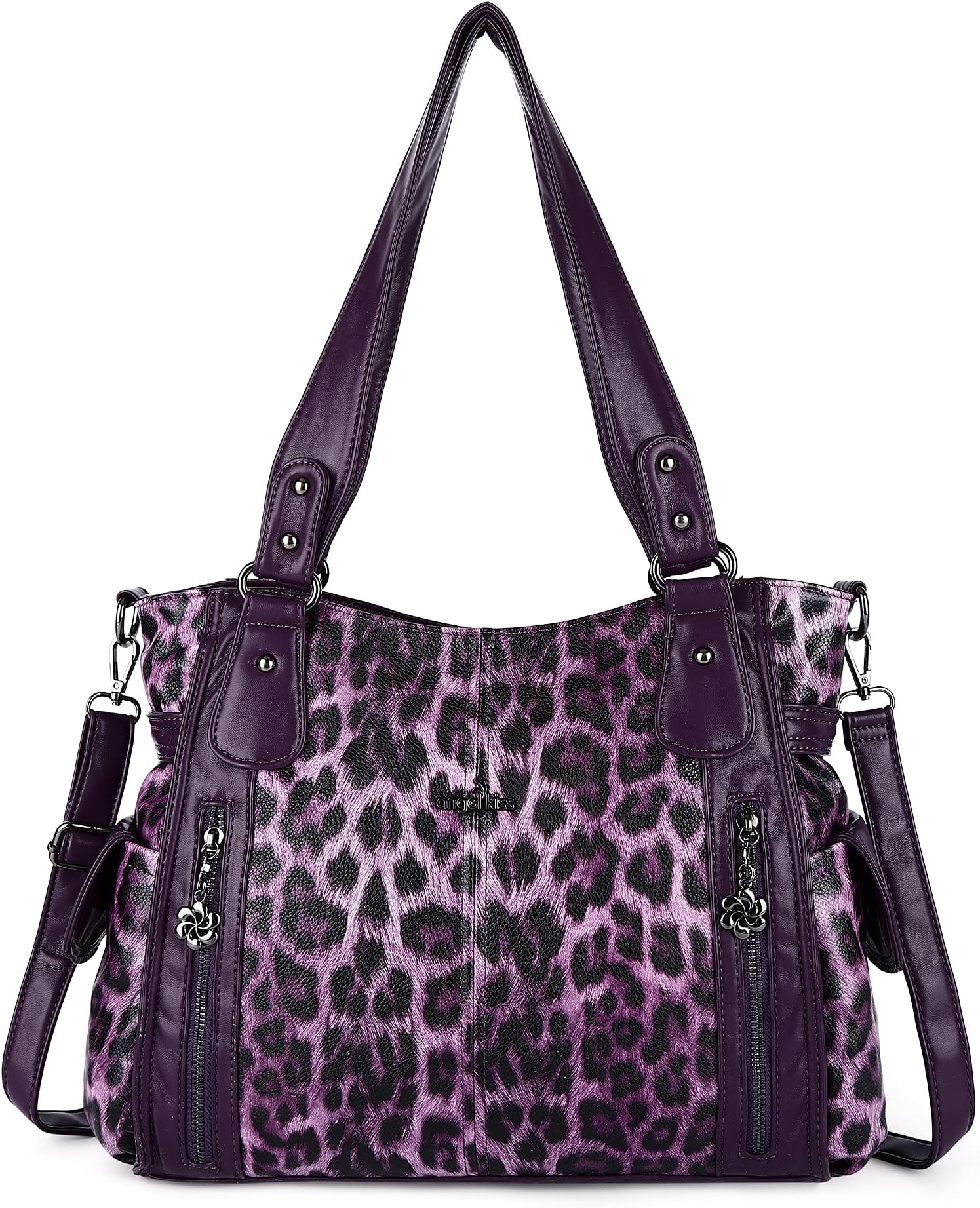 Handbags for Womens Top-Handle Hobo Purse Roomy Casual Shoulder Bags PU Tote Satchel Purse for Women