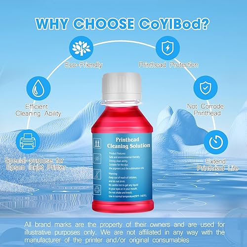 Miniatura 4 de Kit de limpieza de cabezal de impresión Kit de descarga de impresora para Epson ET-2850 ET-2800 ET-2803 ET-2760 ET-2720 ET-3850 ET-15000 ET-2750