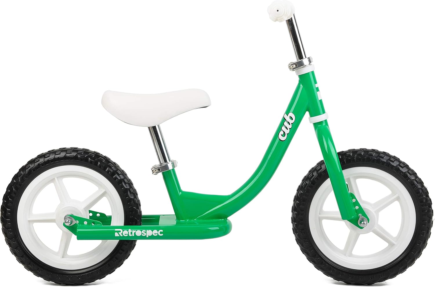 Retrospec Cub Kids Balance Bike No Pedal Bicycle - Beginner Toddler Bike - Steel Frame & Air-Free Tires - Girls & Boys 2-5 Years - Eggshell : Toys & Games
