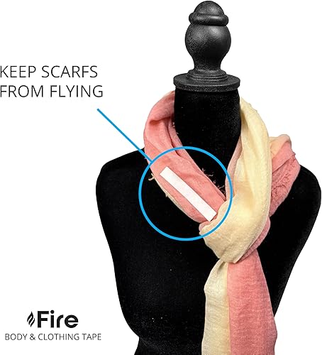 Miniatura 5 de Cinta de cuerpo y ropa de fuego, 36 unidades, cinta de doble cara, lencería y tela a la piel Todos los días, Claro