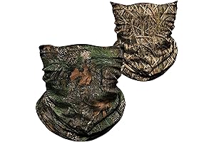Camouflage Print Neck Gaiter Face Mask for Outdoor Activities