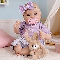 Vista 13 de Milidool Muñecas de bebé Reborn de 18 pulgadas, muñeca realista de bebé recién nacido, muñecas de silicona de aspecto real, con accesorios completos