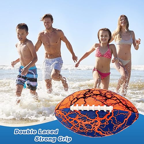 Miniatura 2 de Jasonwell Fútbol acuático para piscina y playa, impermeable, agarre fuerte, silla inflable para piscina, 2 unidades