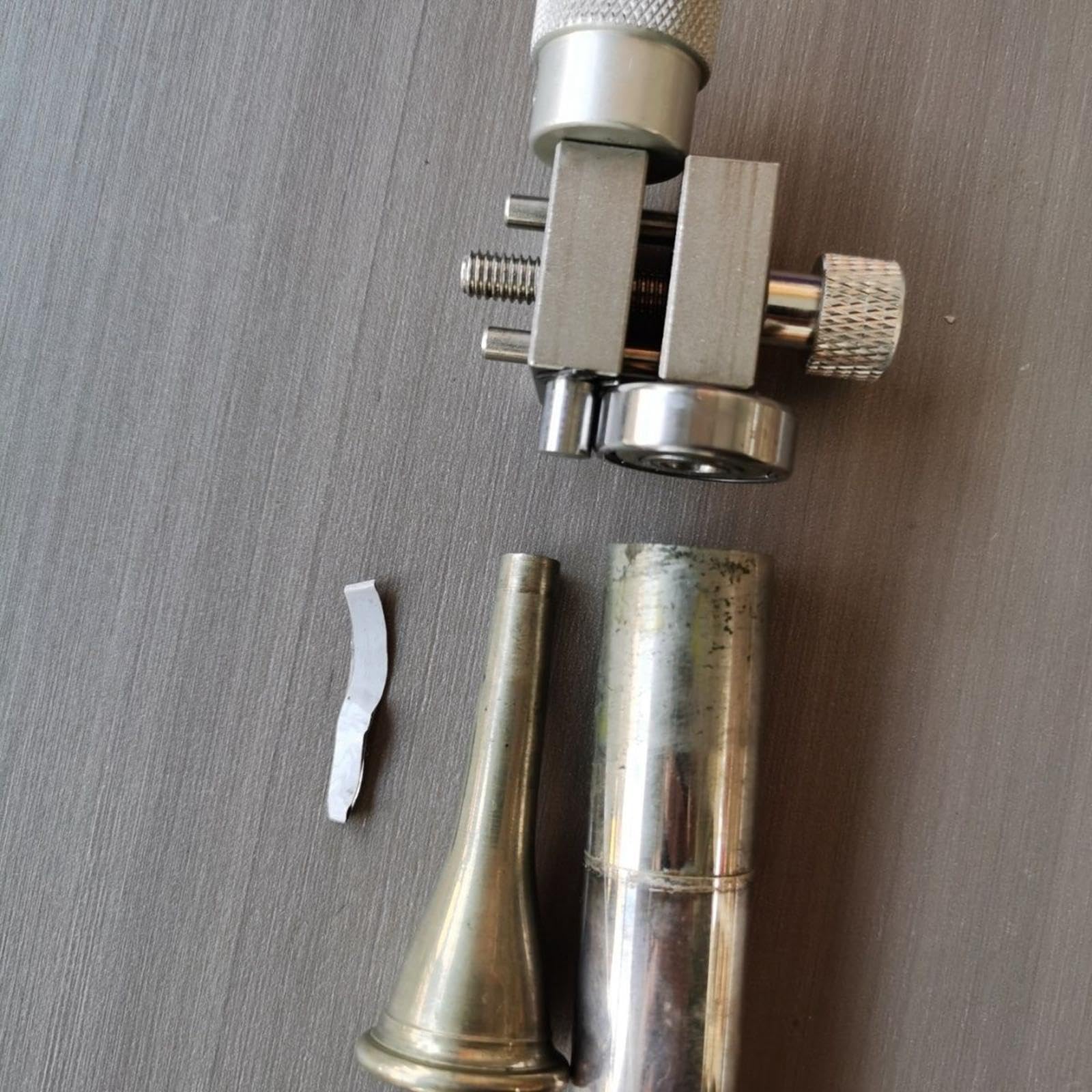 Boquilla de Saxofón, Herramienta de Reparación de Instrumentos de Latón Finos, Ajuste de Boquilla de Aleación de Aluminio, Accesorios de Mantenimiento, Style a