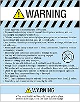 Vista 5 de Regalo Home Accents - Puerta de bebé súper ancha de 35 pulgadas, incluye extensión de 4 pulgadas, 8 pulgadas y 12 pulgadas, 4 paquetes de soportes a