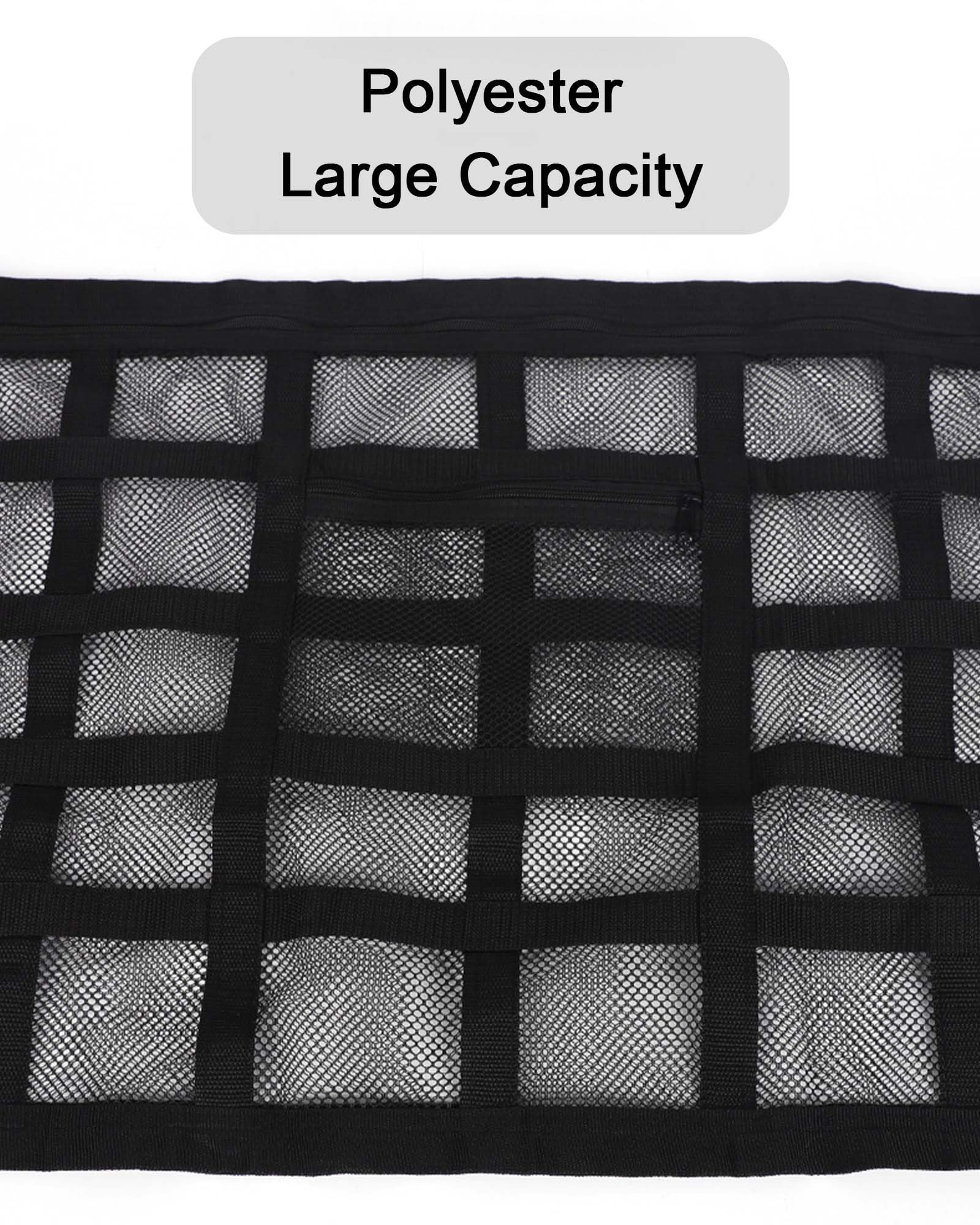 Rete Portaoggetti Da Soffitto Per Auto JEJA 90x65 Cm - Universale Per SUV, Furgoni E Bagagliaio - Foto 10