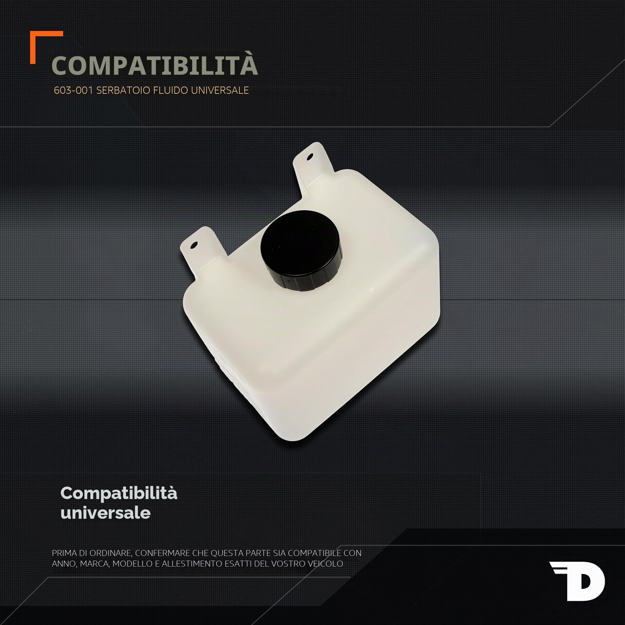 Dorman 603 – 001 refrigerante serbatoio bottiglia