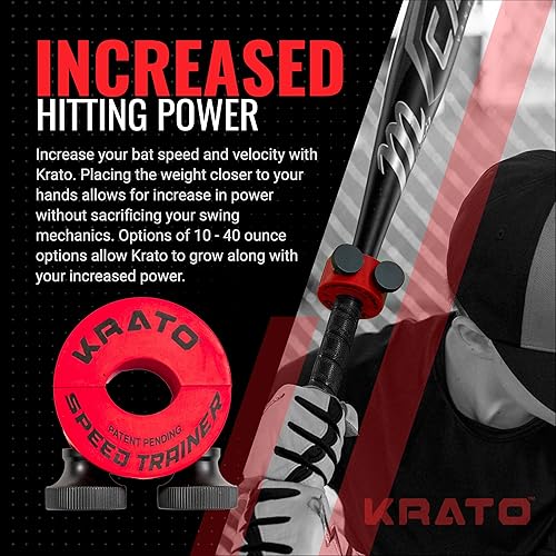 Miniatura 4 de Krato Bat Weight - Baseball and Softball Bat Training Weight for Youth, High School, College