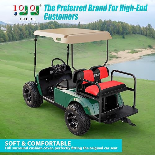 Miniatura 2 de 10L0L Funda universal para asiento trasero de carrito de golf, para vestir de carrito de golf más antiguo, material transpirable duradero que se