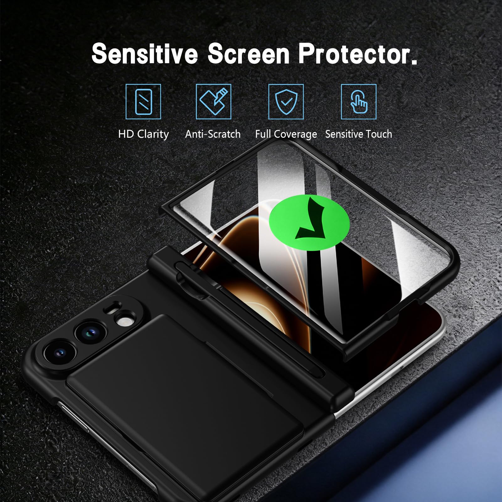 Etui portfelowe do iPhone Duo, ochrona aparatu i wyświetlacza