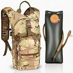 Mochilas de Ciclismo com Bolsa de Hidratação de 3L para Corrida, Trilhas, Ciclismo, Escalada, Camping e Mountain Bike