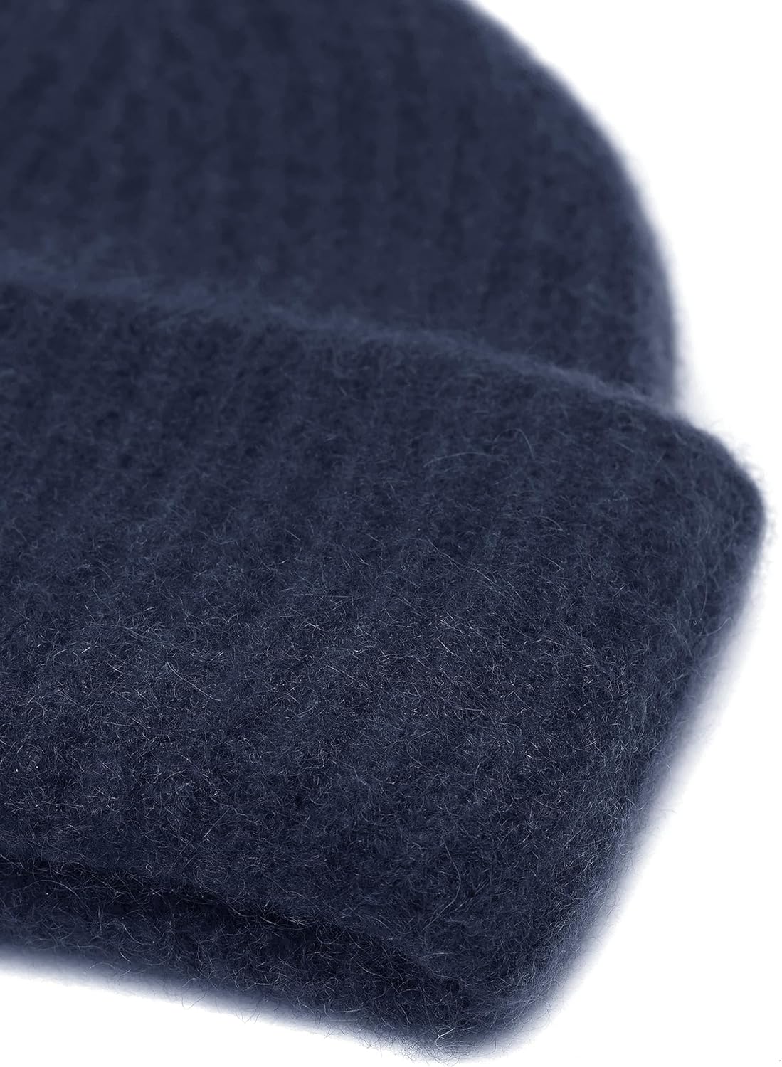 Women’s Chunky Knit Beanie, 100% Pure Cashmere Cap, Soft & Stretchy, Warm Hat for Autumn, Winter, Spring - Image 3