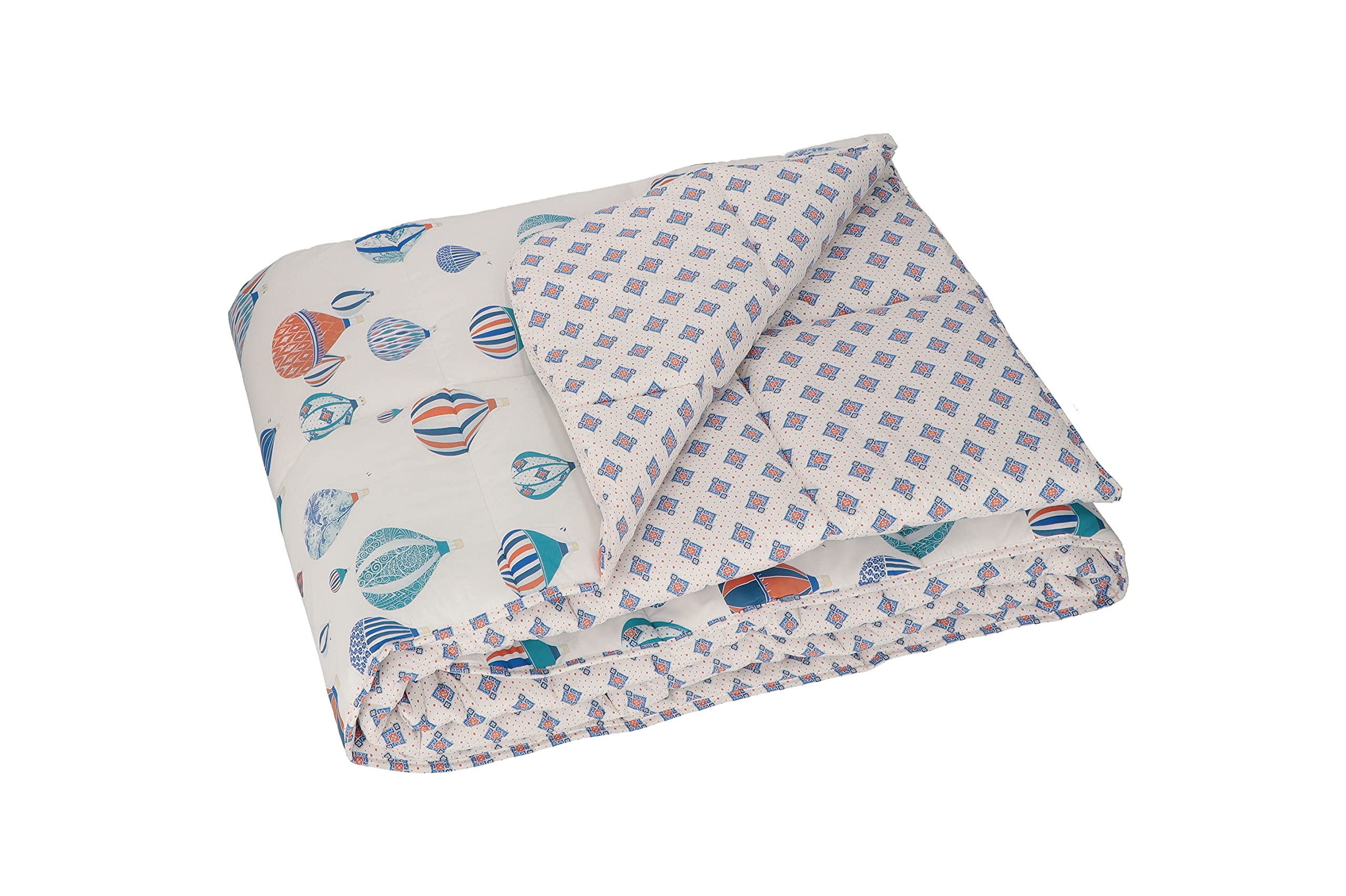 Trapunta Gabel Una Piazza E Mezza, Blu Wonderland – 220x260 Cm, Cotone Puro, Imbottitura In Poliestere Anallergico, Lavabile A 60°C