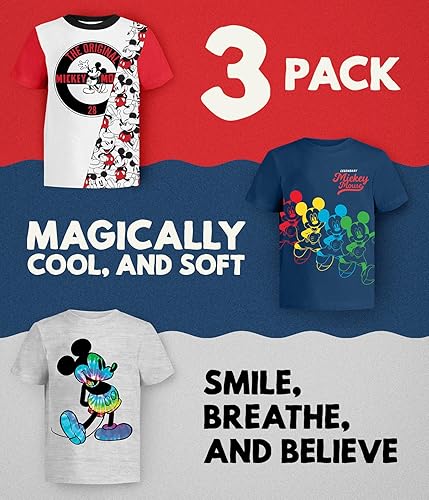 Miniatura 7 de Disney Camiseta de Mickey Mouse para niños (ropa para niñas y niños) Fantasia Camiseta 2T, 3T, 4T, 5T, 6 niños pequeños y más