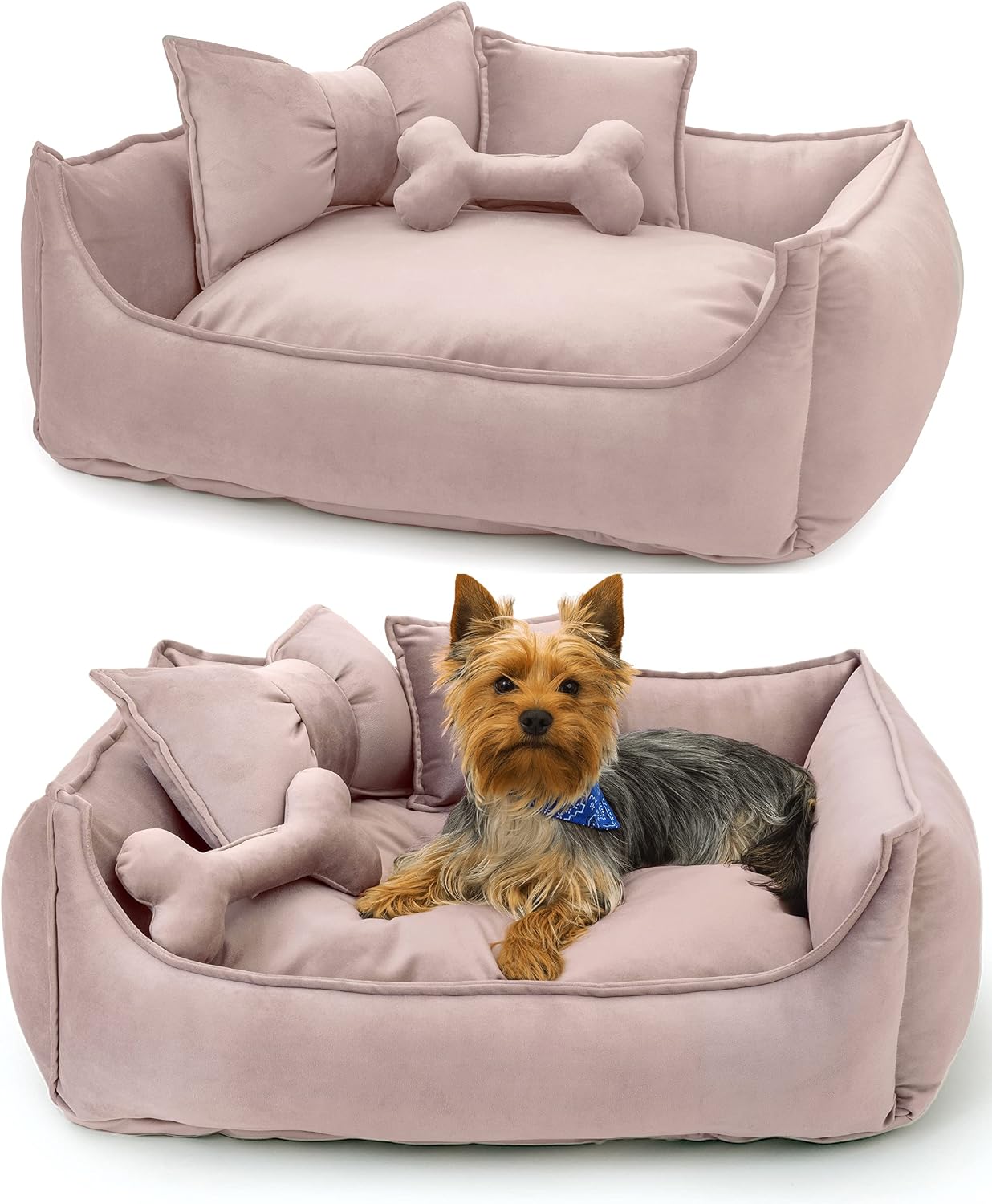 Erhabenes Hundesofa Aus Edlem Holz Mit Erhöhter Po Produktbild-Vorschau 9