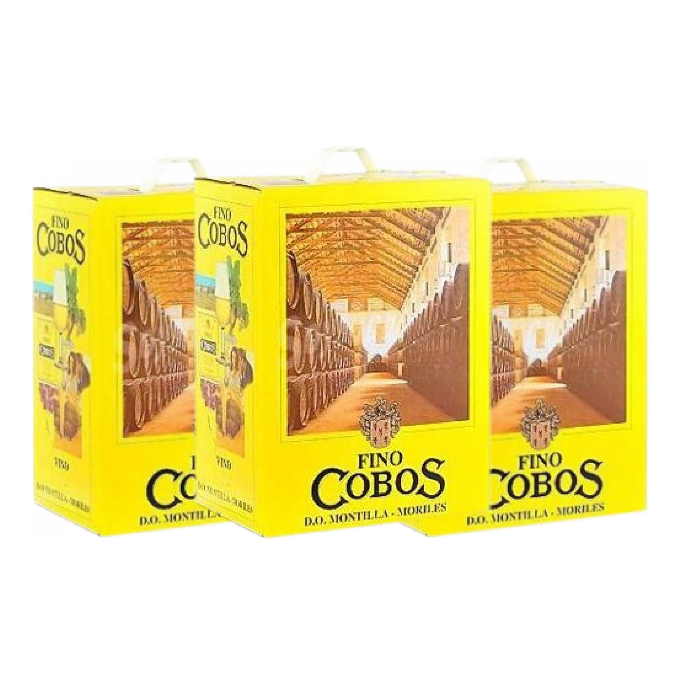 Navisa Fino Cobos Pedro Ximénez Montilla-Moriles Bag in Box 5 L Vino generoso (Caja de 3 Bag in Box de 5 L)