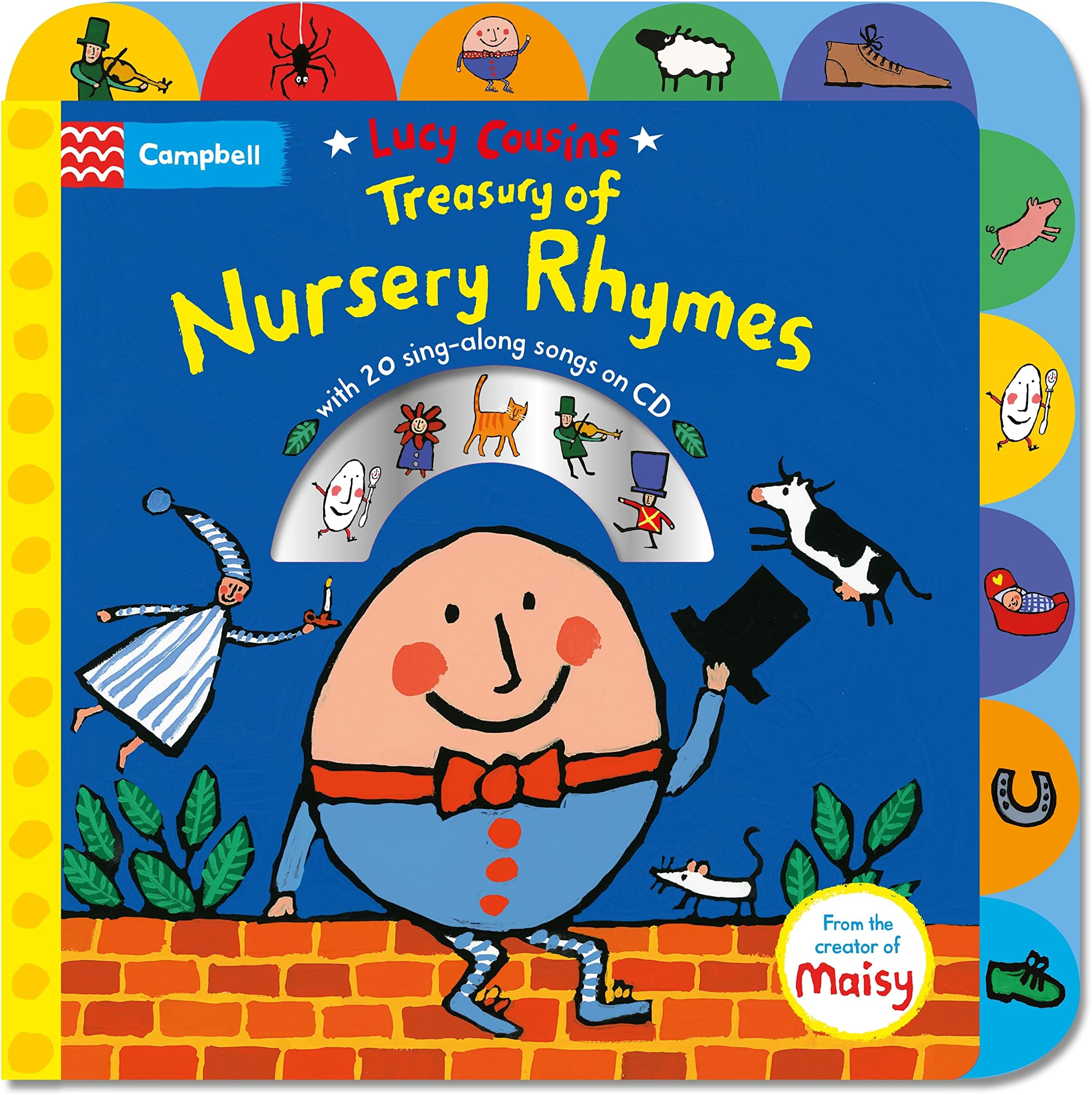 Lucy Cousins Treasury of Nursery Rhymes Book and CD