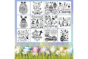 Easter Bunny Stencils Spray Stencils Painting Stencils Drawing Decorative Stencils Plastic Stencils...