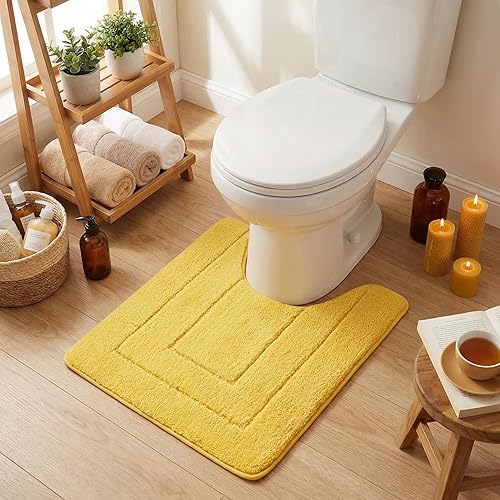 Miniatura 151 de GRANNY SAYS Alfombras de baño antideslizantes, lavables, extra suaves y absorbentes de agua para baño, alfombra de baño peluda de felpa, alfombra