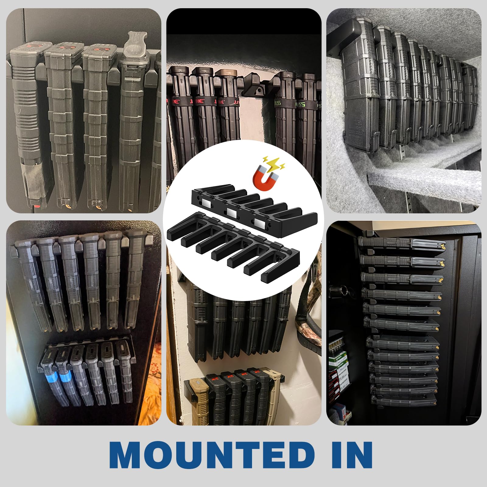 PMAG Rack Wall Mount,Mag Holder|AR Magazine Iceland - View #8