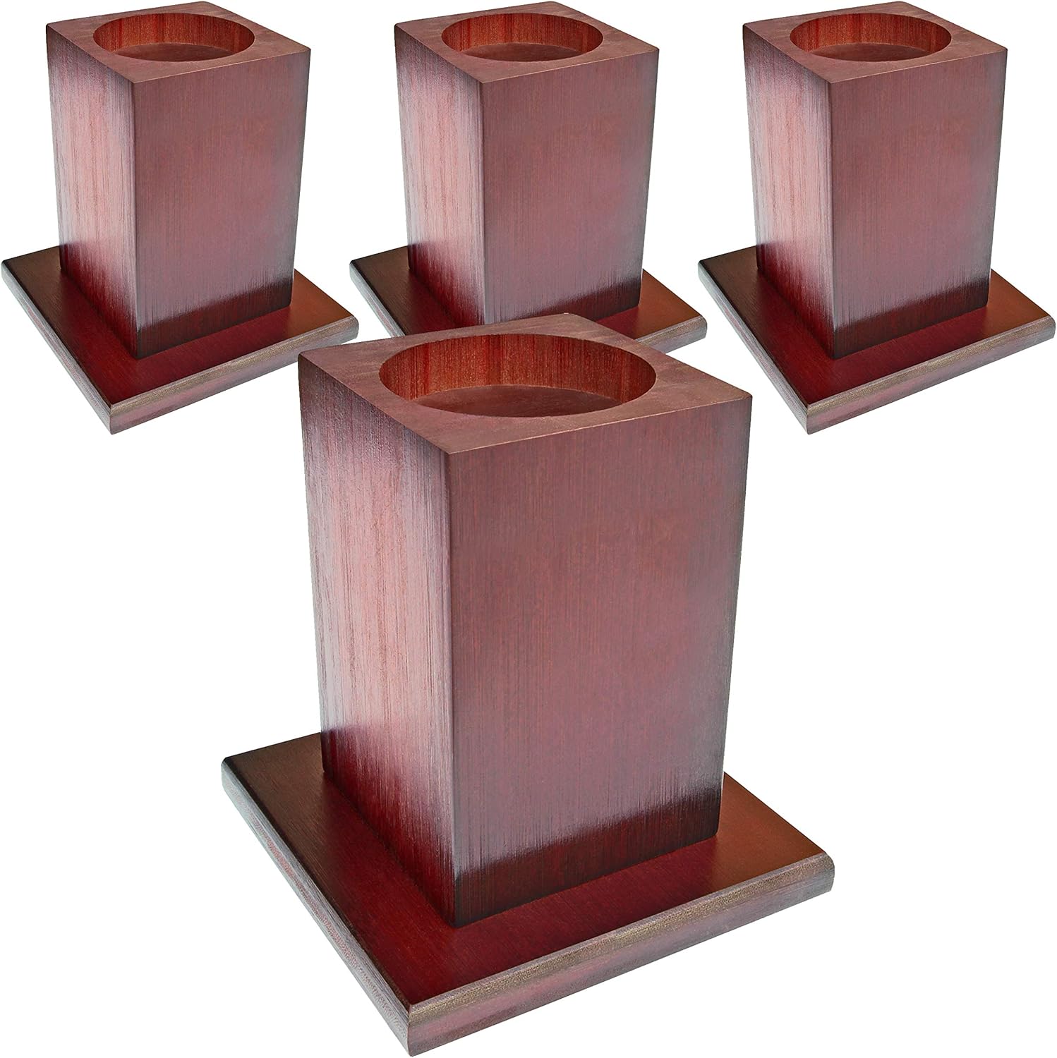 Demase Solid Bamboo Bed & Furniture Raisers Add 6" (15cm) of Height