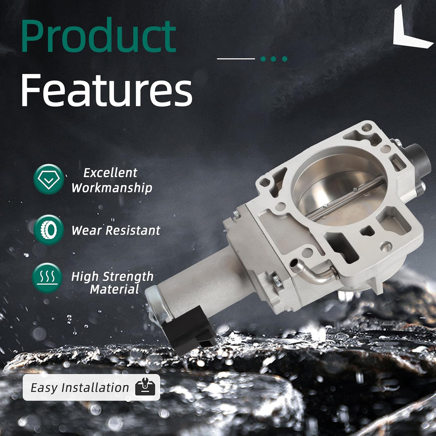 977-859 Electronic Throttle Body,For GMC Yukon XL 1500 2500 Sierra 1500 2500 3500 HD,For Chevrolet Tahoe Suburban Silverado 1500 2500 3500 HD,For Cadillac Escalade EXT 4.8L 5.3L 6.0L 2000-2002 - Image 4