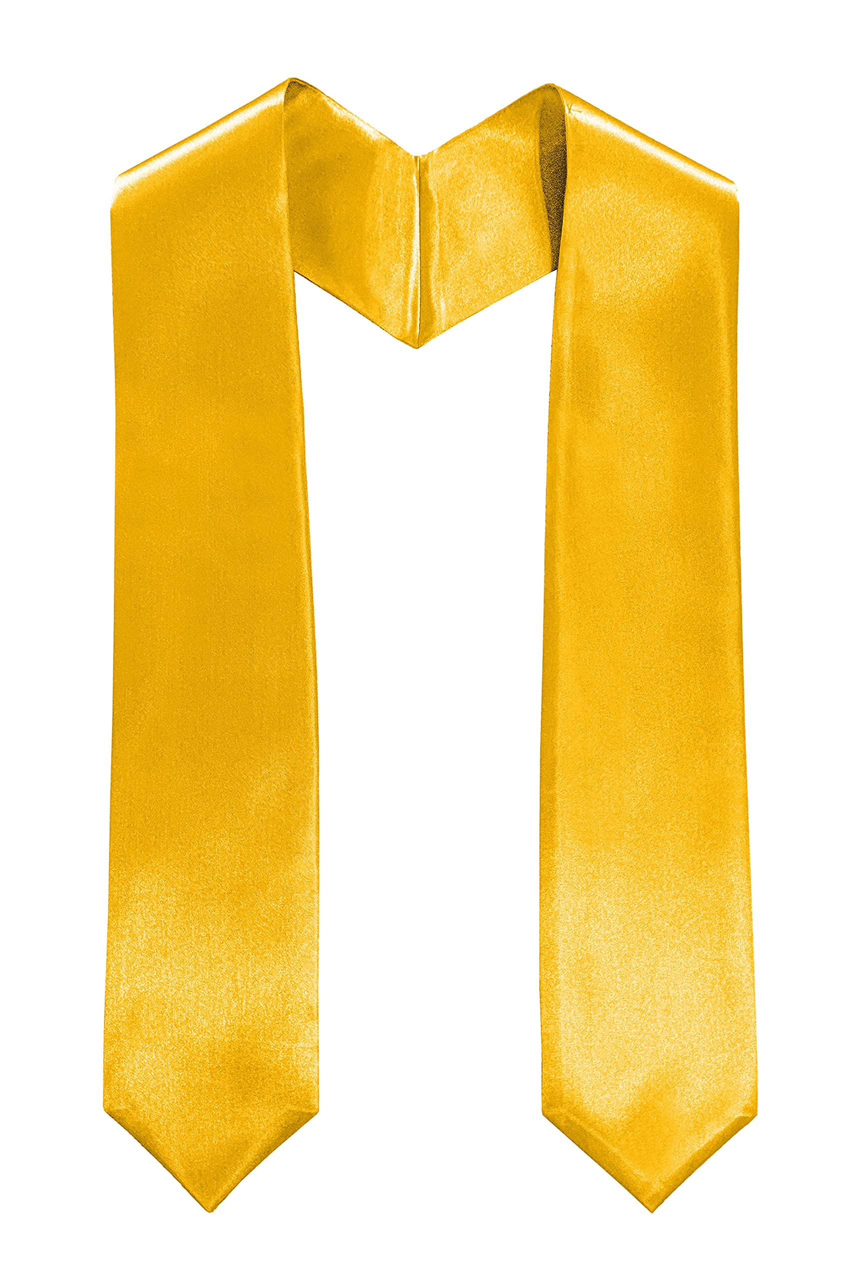 MyGradDay Plain Graduation Stole Colorful Stole for Adult Length 60