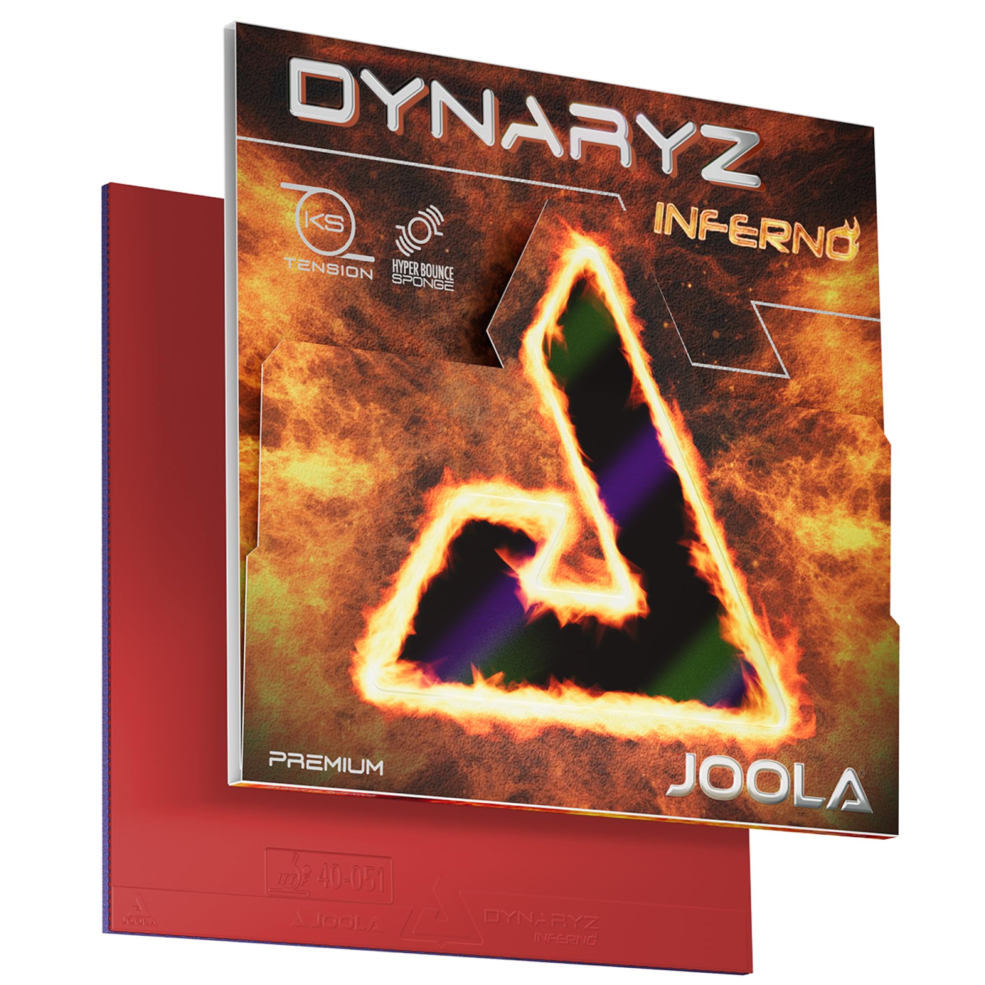 JOOLA Belag Dynaryz Inferno, rot, 2,3 mm