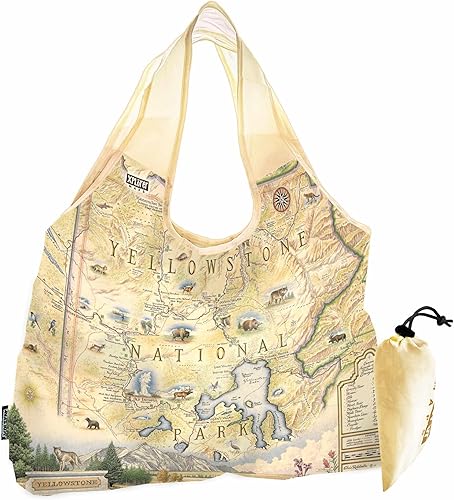 Miniatura 7 de Grand Teton National Park Map - Bolsa de compras con asas, reutilizable y ecológica, nailon plegable, cabe en el bolsillo, 18 x 25 pulgadas, Azul,