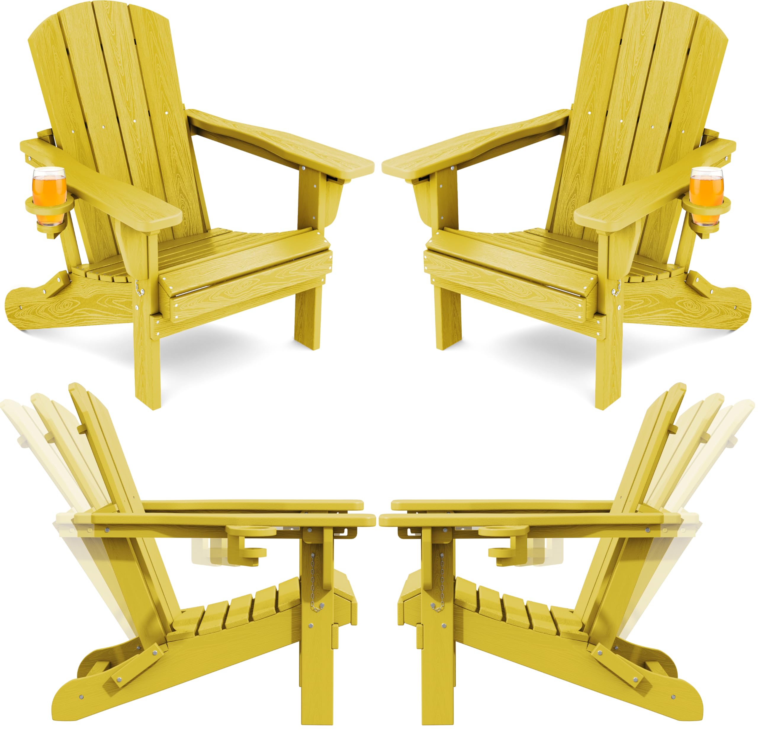Camp Fire Chairs: SERWALL Folding Adirondack Chair
