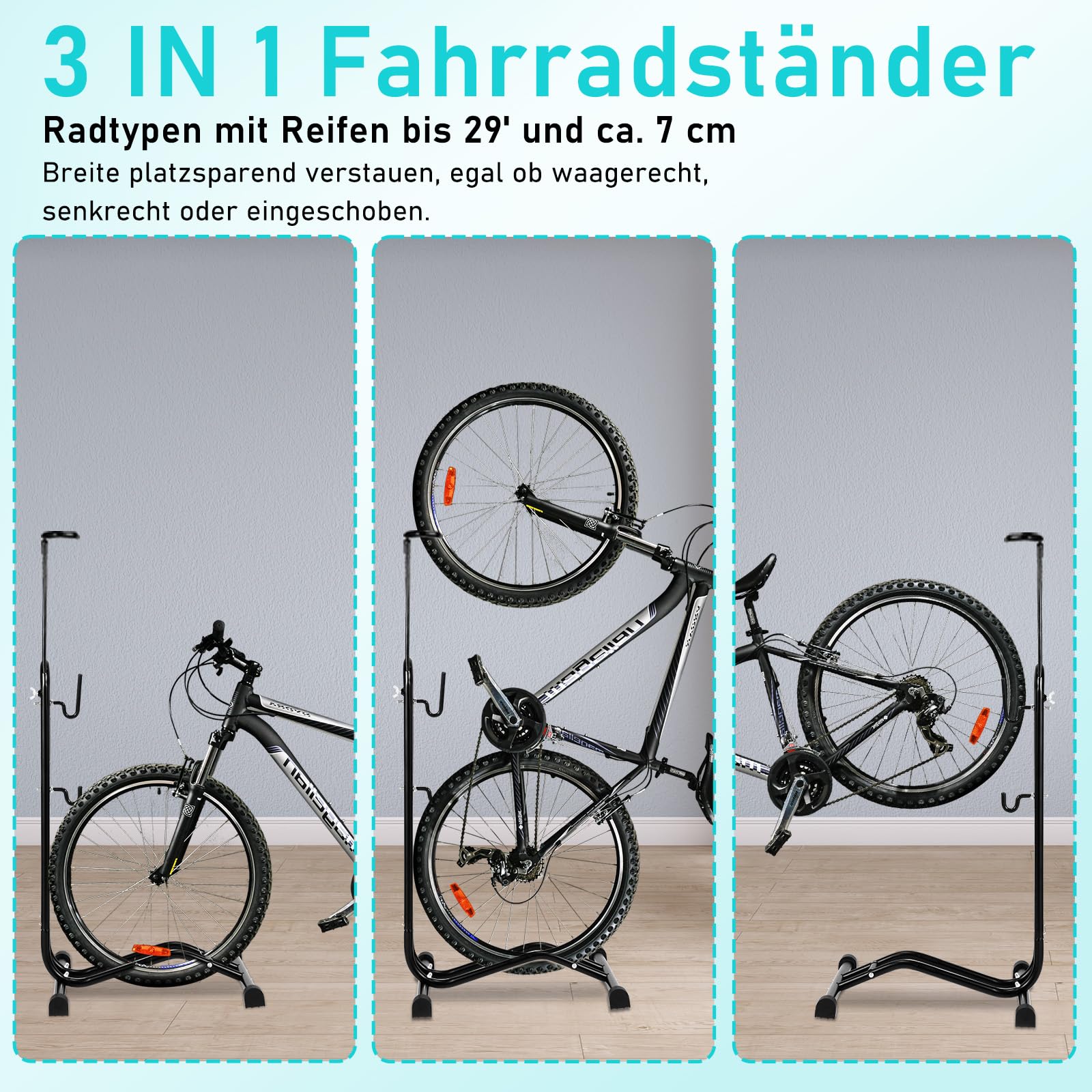 Béquille De Vélo Enfant En Acier - Support Stable, Pour Vélos 12 à 20 Pouces, Installation Facile