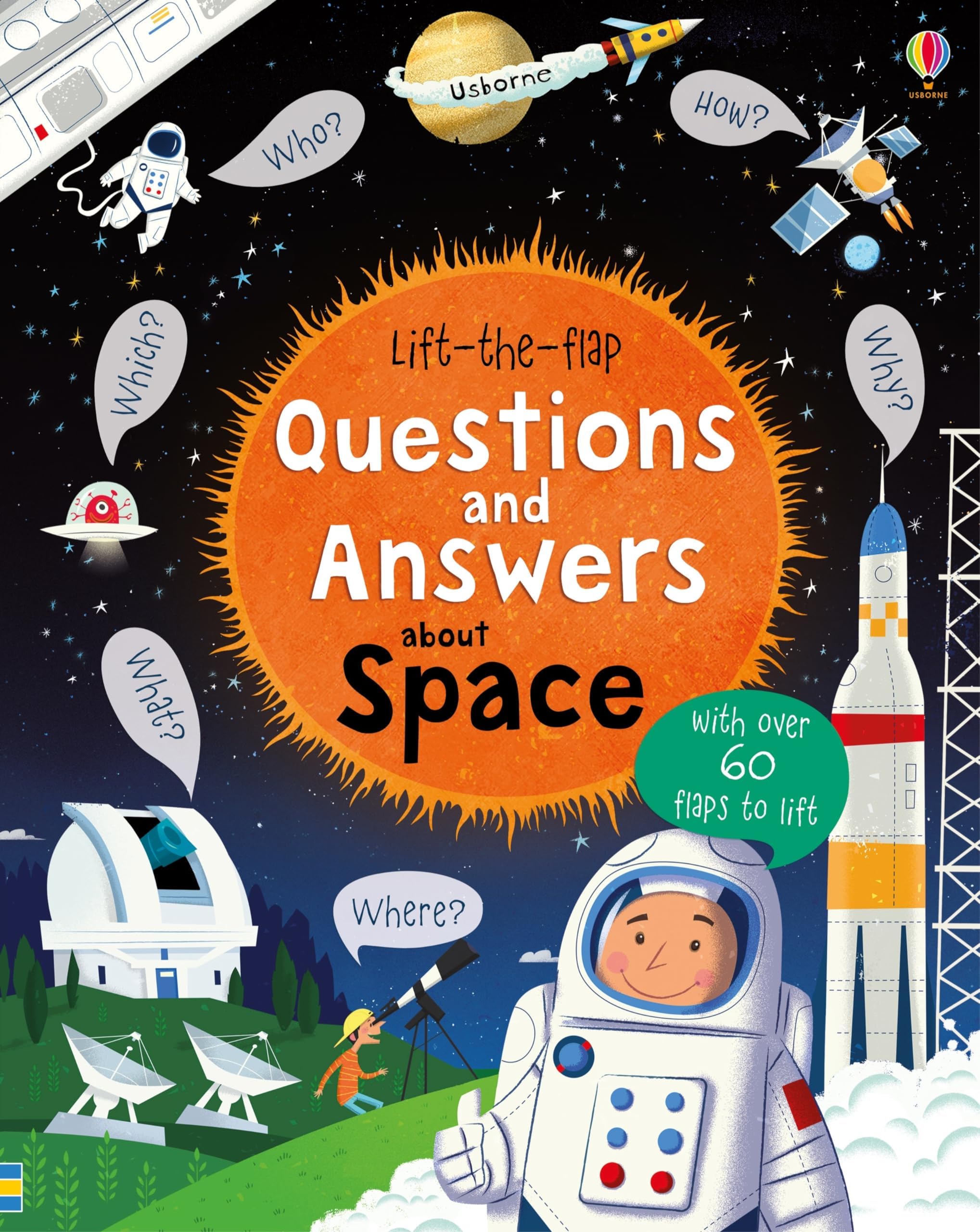 Lift-the-flap Questions and Answers about Space: A Delightful Interactive Book with Over 60 Flaps for Children (Ages 5-8)