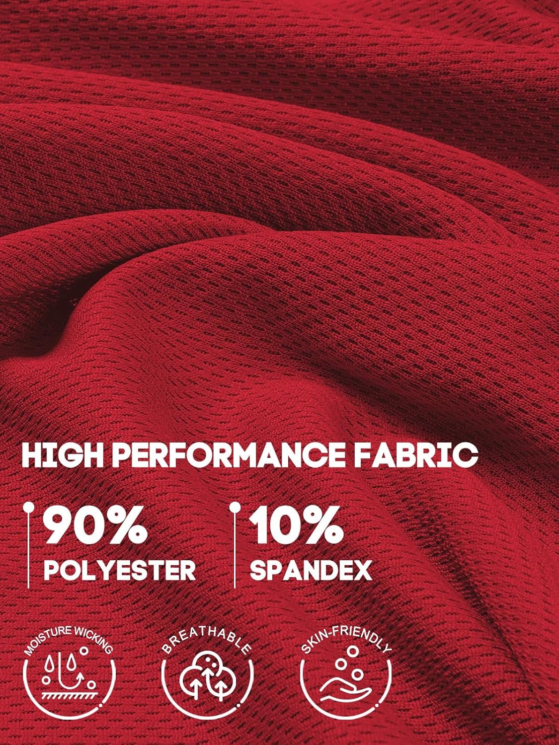 Aolesy Men's Gym Workout Shorts 5"/7"/10" Lightweight Bodybuilding Athletic Shorts Running Training with Zip Pockets - Image 6