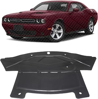Front Engine Splash Shield Under Cover Direct Replacement Compatible with 2005 to 2010 Chrysler 300 | 2008 to 2014 Dodge Challenger | CH1228103 | 4806074AI | Durable Plastic