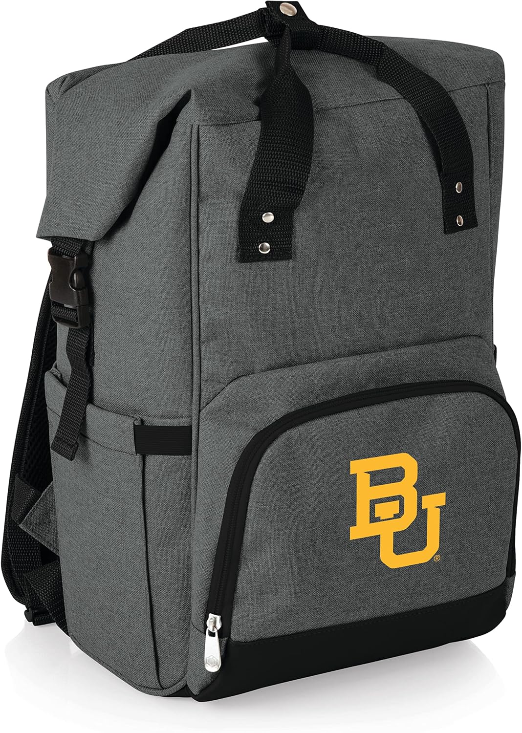 Picnic TIME NCAA Unisex-Adult NCAA OTG Roll-Top Cooler Backpack, Hiking Backpack Cooler, Soft Cooler Bag