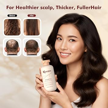 Hair Growth Shampoo for Thinning Hair for Women & Men, Thickening & Strengthening Hair Roots with Gently Cleanse to Prevent Hair loss - Biotin Shampoo with Ginger, Caffeine, Rosemary, Ginseng