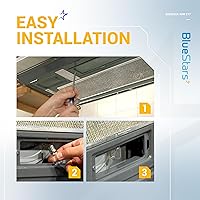 Vista 7 de BlueStars - 2 paquetes de bombilla para horno microondas 8206232A, 40 W, 125 V, base E17, compatible con la bombilla de microondas bajo capó