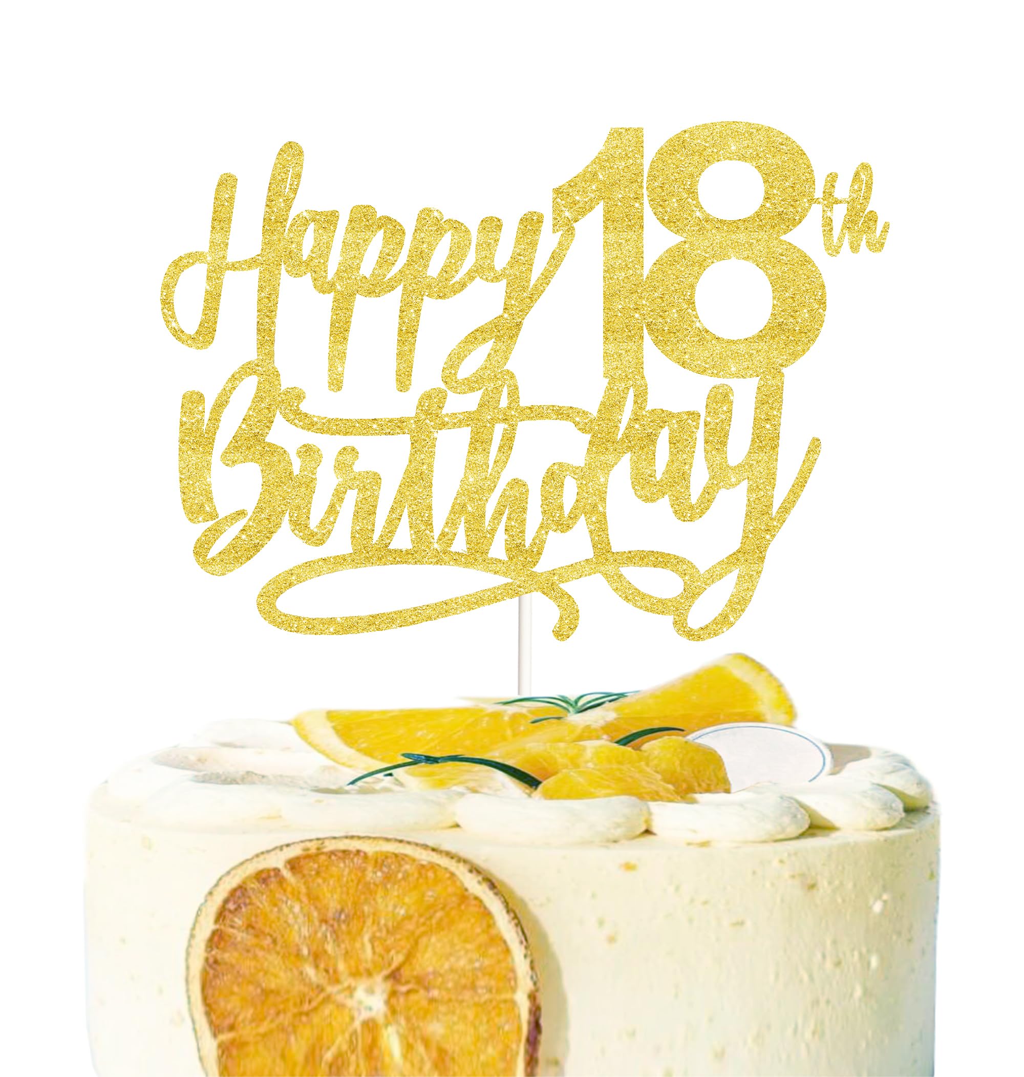 Snapklik.com : 18 Birthday Cake Toppers, 18th Birthday Decorations,18th