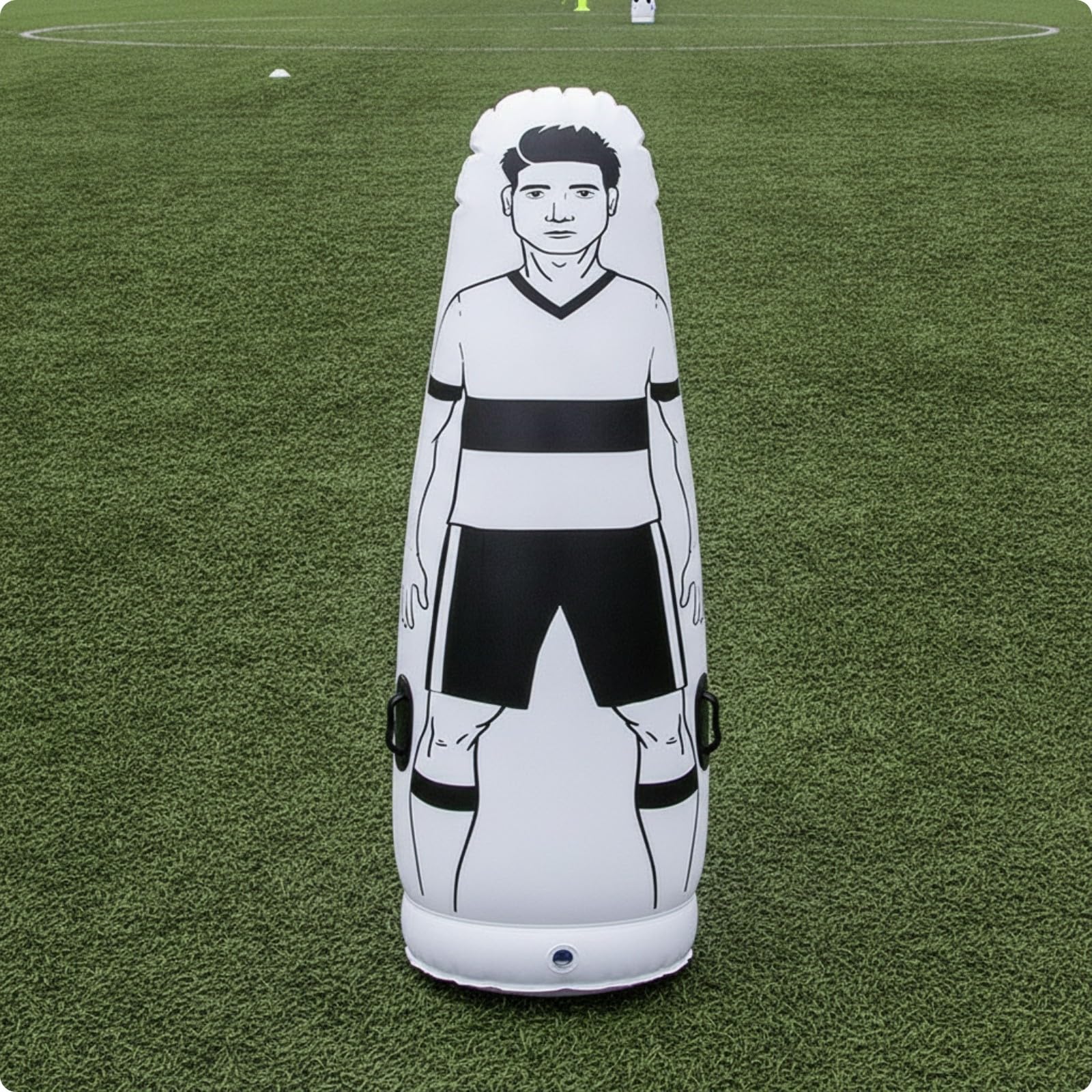 Manichino da Gonfiabile Leggero Manichino di Calcio Gonfiabile Resistente Attrezzatura Sportiva per Calciatori