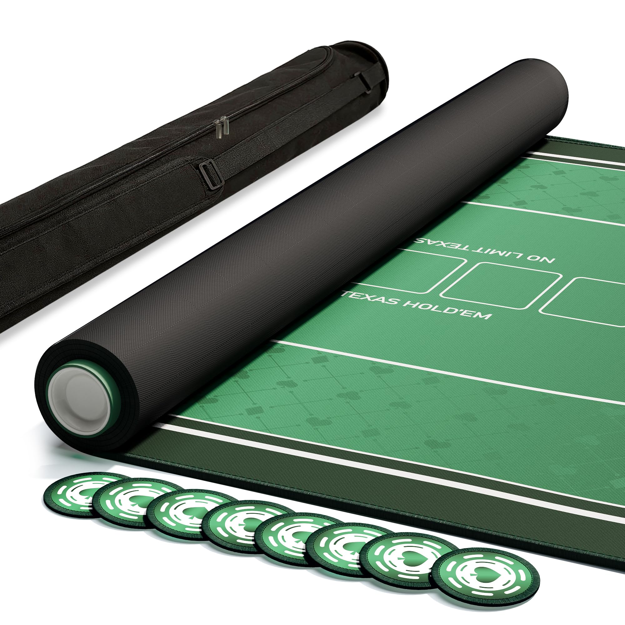 EVTHSU Poker Table Top Mat 70