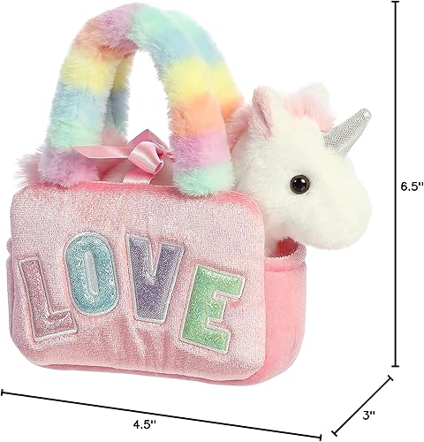 Miniatura 6 de Aurora Fashion Fancy Pals Rainbow Love - Animal de peluche - Compañeros sobre la marcha - Accesorios elegantes - 6.5 pulgadas