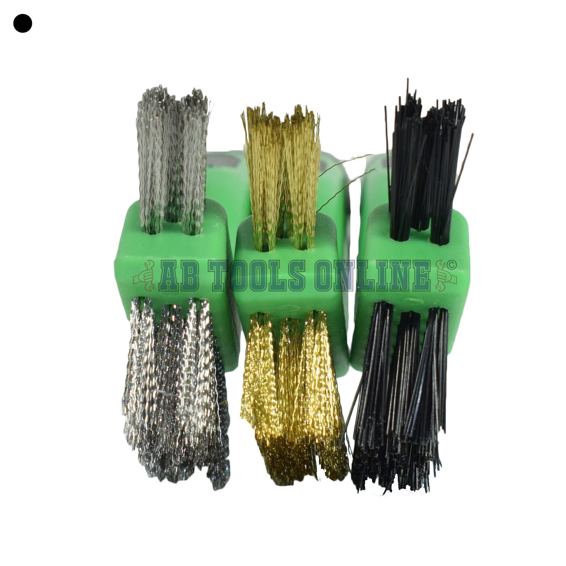 Giantree 5 Pcs Small Wire Brush Set, Brass Wire Cleaning Brush Scratch Brush With - View #6