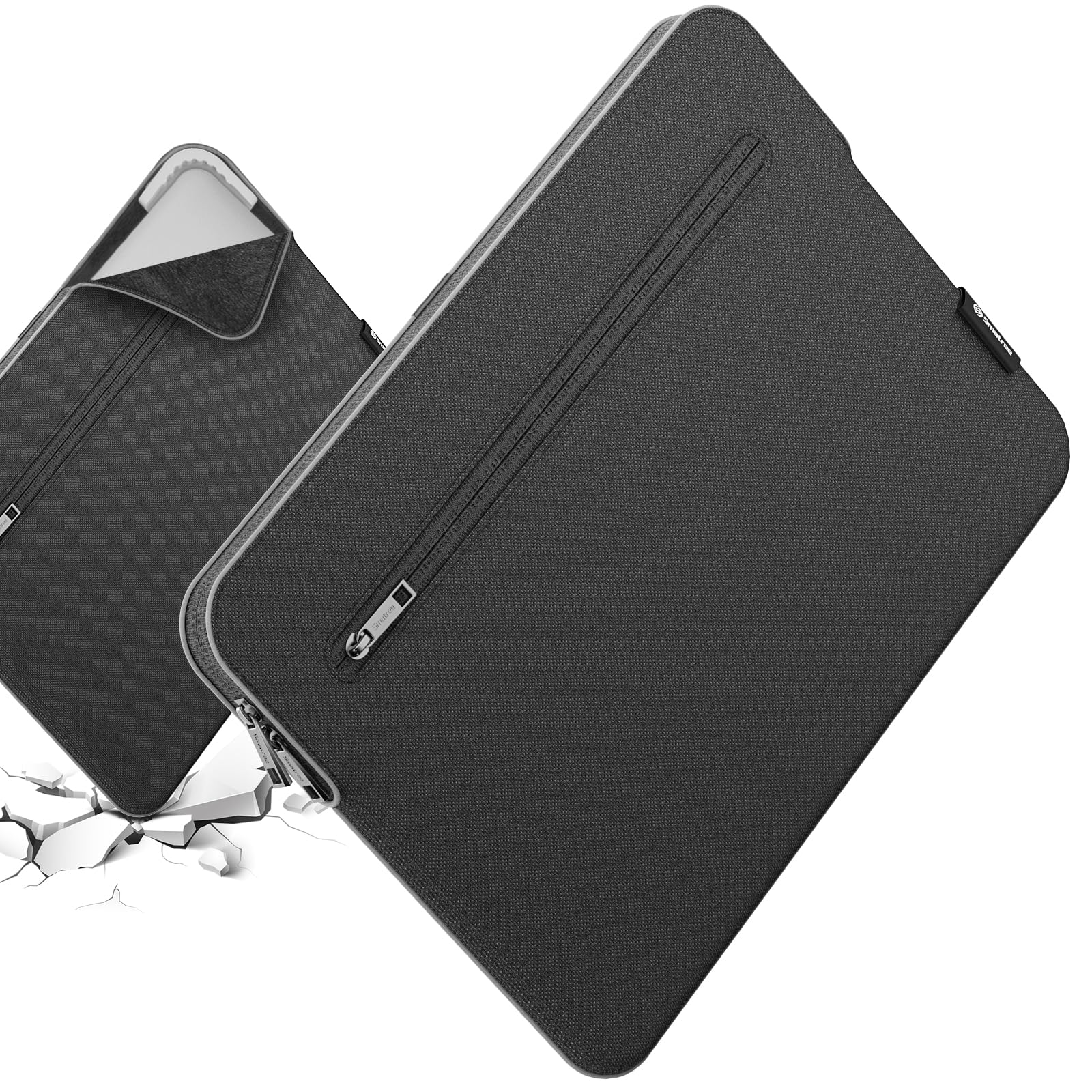 Smatree SlimPro pokrowiec na laptopa 35.6 cm HP OmniBook 5 Next Gen AI/Flip do 14-calowego HP ZBook 8 G1i/G1a, etui na laptopa z kieszenią na akcesoria szybkiego dostępu, opatentowana konstrukcja