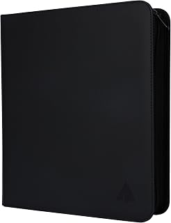 1404 Trading Card Binder, 9-Pocket D-Ring Top Loading Clear Pages