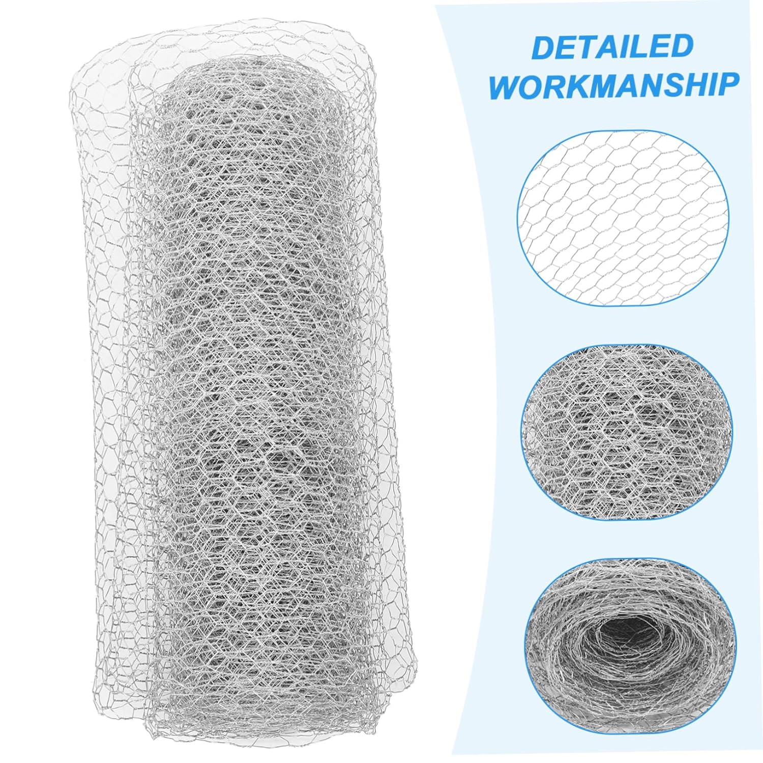 Black Chicken Wire 1 Roll 6 50 Wire Fencing Garden Netting Poultry Breeding Net