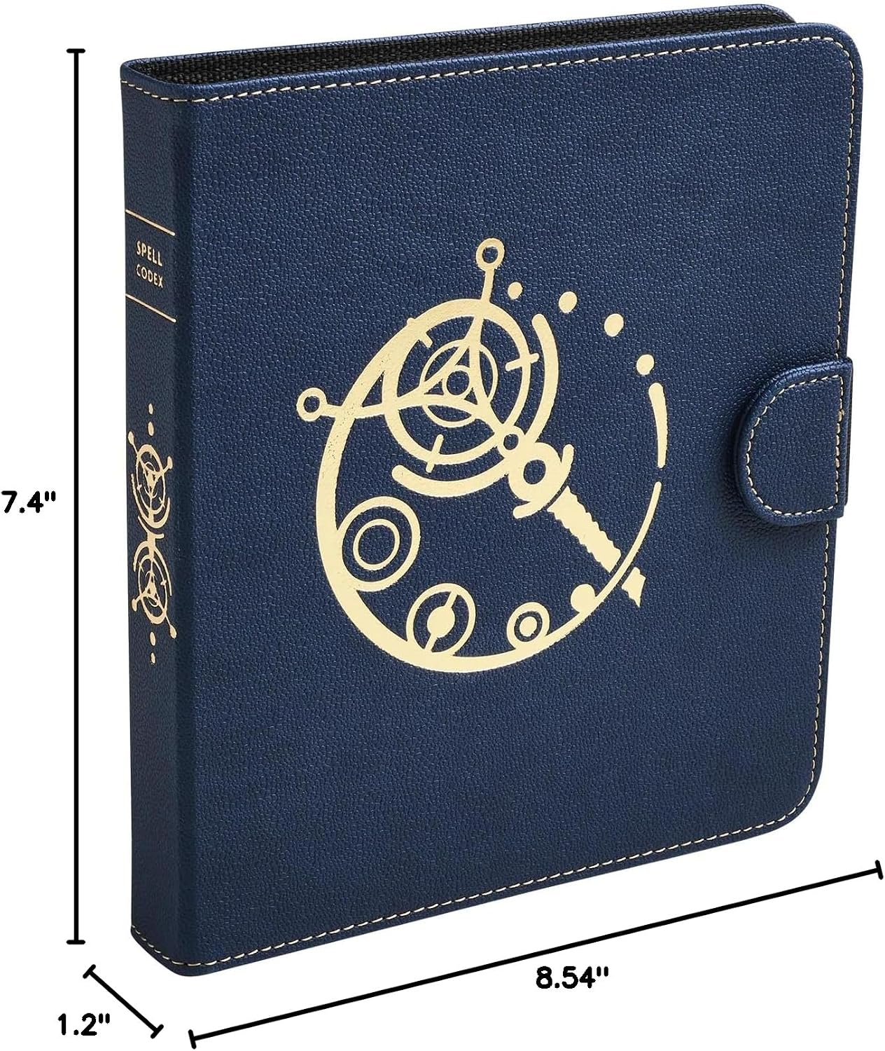 Dragon Shield Roleplaying Spell Codex: Midnight Blue – Compatible with Official DND Spell Cards – Dry Erase Marker and 5e Compatible Spell Slot Tracker Included