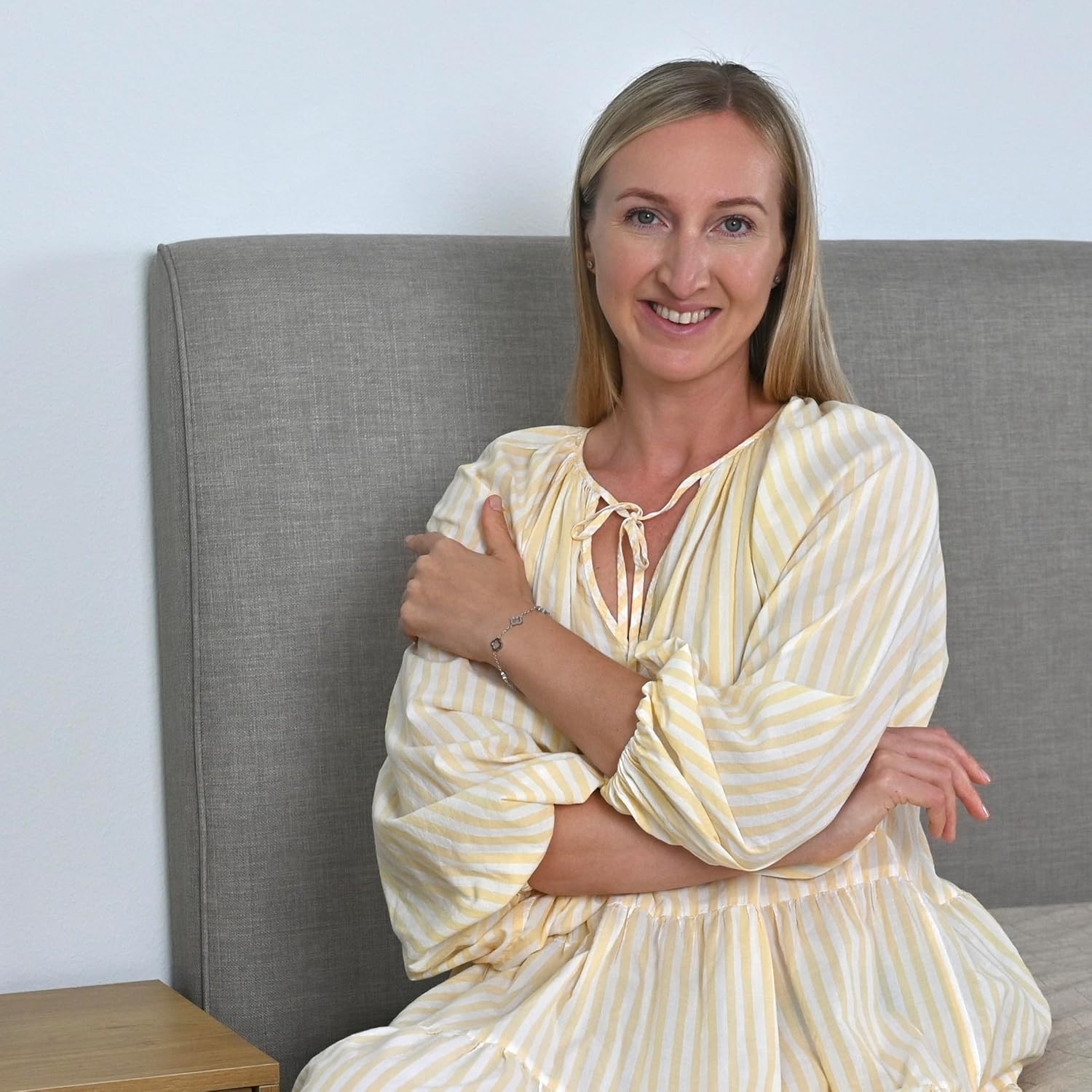 18K Gold Plated Four Leaf Clover Link Bracelet for Women. Trendy Lucky Hollow Clover Women's Gold Jewelry Gift. Best Bracelet for Stack. - Image 3