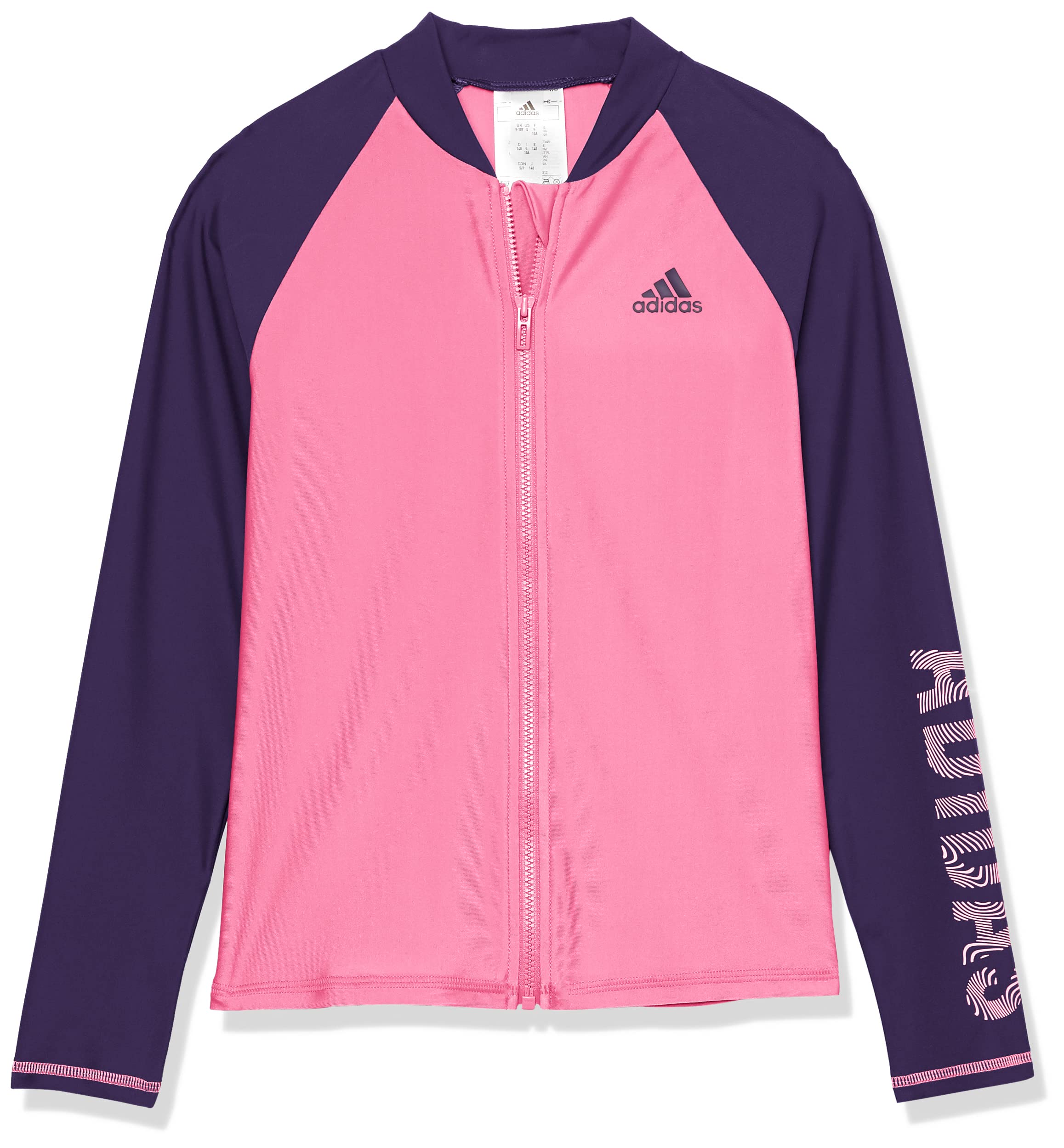 Rashguard adidas junior protégeant des UV avec ses manches longues
