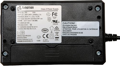 Miniatura 4 de Reclinable Timotion TP2 TP2P IP20 5 Pin fuente de alimentación adaptador kits reemplazo